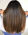 Shoulder Length Short Hair Dark Brown Hair With Highlights