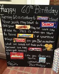 With our 6 kids and 7 grandchildren. Old Age Over The Hill 60th Birthday Card Poster Using Candy Bars Candy Bar Card 60th Birthday Cards 60th Birthday Party 60th Birthday