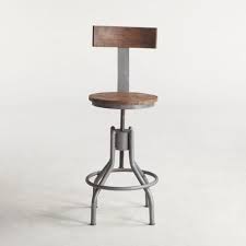 Williston Forge Hackett Solid Wood Adjustable Height Stool Wayfair Adjustable Chairs Adjustable Bar Stools Vintage Industrial Furniture