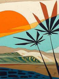 Art Portfolio By Erik Abel Original Paintings And Illustrations Retro Surf Art Art Painting