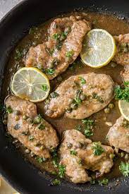 Veal Piccata Recipe From Recipegirl Com Veal Piccata Classic Italian Dinner Recipe Recipegirl Veal Recipes Veal Piccata Recipe Veal Piccata