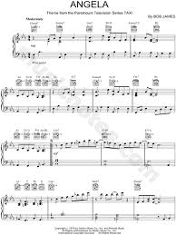 Angela chord sequences automatically extracted by analyzing the angela.mid midi file. Bob James Angela Theme From Taxi Sheet Music In Eb Major Download Print Sku Mn0056731