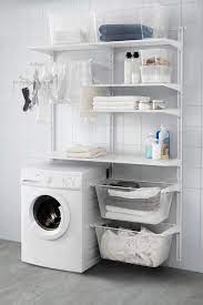 30 Brilliant Small Laundry Room Decorating Ideas To Inspire You Trendhmdcr Ikea Laundry Room Ikea Laundry Ikea Algot