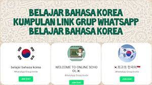 Maybe you would like to learn more about one of these? 99 Link Grup Whatsapp Belajar Bahasa Korea