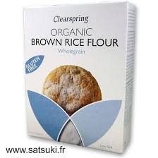 Buy Clearspring Gluten Free Organic Brown Rice Flour 375g Satsuki