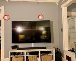 Make Use Of Light Boxes On Wall Behind Tv