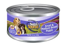 Wet foods are easier for puppies to swallow and chew, so it may be a viable choice for puppies who are fussy eaters. Smaill Medium Breed Puppy Wet Puppy Food Nutrisource Pet Foods