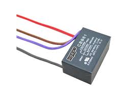 This explains the name of the fan. Hqrp Capacitor For Harbor Breeze Ceiling Fan 4 5uf 5uf 6uf 4 Wire Cbb61 Plus Hqrp Coaster Newegg Com