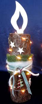 Kerzen Aus Baumstammen Basteln Weihnachten Weihnachten Dekoration Holzideen Weihnachten