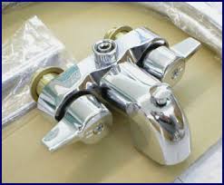 chrome diverter converter faucet for