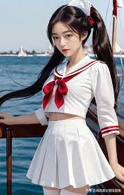 身穿洁白JK水手服的美女小姐姐，完美的身材与颜值让人心动_手机搜狐网