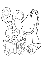 Simply do online coloring for blues clues holding magenta coloring page directly from your gadget, support for ipad, android tab or using our web. Blues Clues Coloring Page Free Coloring Pages For Kids
