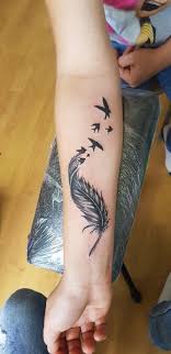 Prettytattoossmall In 2020 Feather Tattoo Design Feather Tattoo Wrist Feather Tattoos
