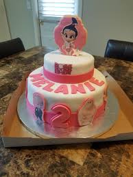 2nd Birthday Black Boss Baby Cake Boss Baby Cake Stacy Baby Birthday Party Girl Baby Birthday Party Baby Birthday Cakes
