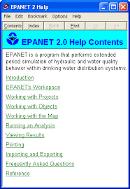 How To Open Epanet S Help File In Windows 7 Water Simulation