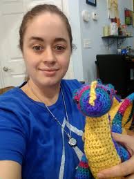 My favorite crochet dragon. This is my second dragon so far.