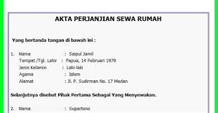 We are a sharing community. Download Surat Perjanjian Sewa Rumah Format Word Pdf