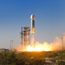 Jeff bezos' blue origin launched and landed the 15th test flight of its rocket new shepard on wednesday. Jeff Bezos Launches Real Life Version Of Austin Powers Penis Rocket Vox