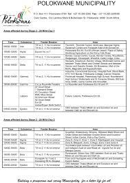 Are we expecting load shedding today? View Your Polokwane Load Shedding Schedule Review