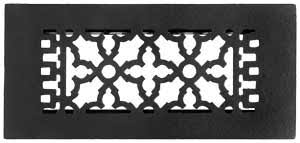Black floor register victorian heat vent louver cast duct 10 x 12 inch. Cast Iron Victorian Style Floor Register House Of Antique Hardware