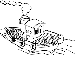 Dibujos para colorear fichas para imprimir: Transportes Maritimos Para Colorear Paginas Colorear