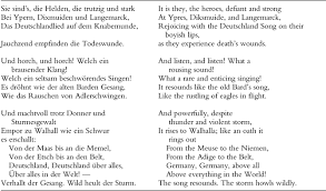Deutschland, deutschland über alles blühe, deutsches vaterland. Singing At Langemarck In The German Political Imaginary 1914 1932 Central European History Cambridge Core