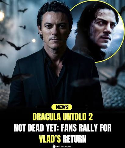 Could Vlad rise again? 👀🧛‍♂️ Dracula Untold 2 isn't officially confirmed  yet, but the door is still wide open after that modern-day cliffhanger 🔥  Fans, and Luke Evans, have shown interest in