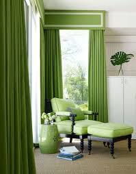 A Bright Retro Beach Cottage Green Rooms Green Curtains Home