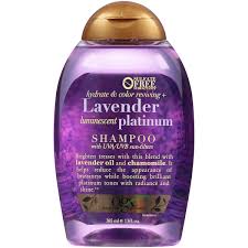 Ogx Hydrate Enhance Lavender Luminescent Platinum Shampoo 13 Oz Walmart Com In 2021 Shampoo Toning Shampoo Ogx