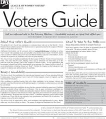Southern coalition for social justice. Voters Guide