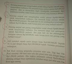 Jika pada hari itu ia menanggung kerugian sebesar sekitar 5%, maka taksirlah berapa porsi yang terjual pada hari itu. Mohon Dibantu Cara Se Singkat Mungkin Dan Dapat Dimengerti Terimakasih Brainly Co Id