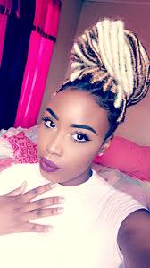 Black And Blonde Faux Locs Hair Faux Locs Blonde Faux Locs Faux Locs Hairstyles Faux Locs Blonde Black Girl Braids