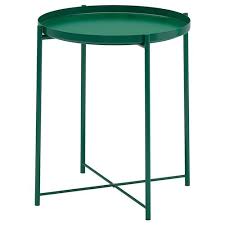 Gladom Tray Table Black 17 1 2x20 5 8 Ikea In 2020 Tray Table Metal End Tables Ikea