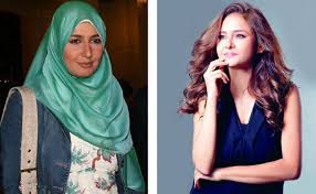 With nelly karim, dhafer l'abidine, john ramy, iman younis. Egyptian Actresses Trolled Over Niqab Bikini Photos Arab News Pk
