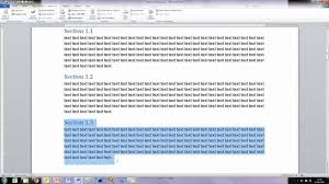 Select the area of the document that you want the table of contents to relate to and then click the insert ribbon tab. How To Create And Edit A Basic Table Of Contents In Word 2010 Youtube