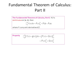 This part of the theorem is also important because it guarantees the existence of antiderivatives for continuous functions.2 the. Section 4 3 Fundamental Theorem Of Calculus Math 1231 Single Variable Calculus Ppt Download