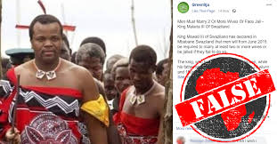 When mswati's father, king sobhuza ii died, mswati was only 14 years old. No Mswati Didn T Decree Men In Eswatini Must Marry At Least Two Wives Or Face Jail Africa Check