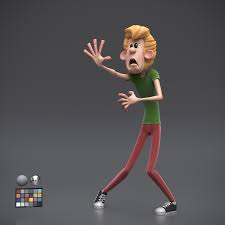 Artstation Shaggy Free Rig Thiago Valentim Shaggy Animation Disney Characters