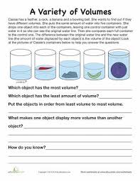 What Is Volume Worksheet Education Com 5th Grade Science Volume Worksheets Teaching Volume