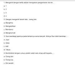 Soal Ulangan Agama Semester 2 Kelas 3 Sd Helmi Kediris