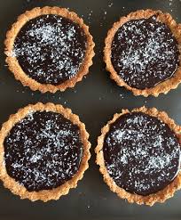 Tartelettes Amande Coco 6 Tartelettes Pate 200g Poudre Amande 50g Coco Rapee 2cas Huile Coco 2cas Miel 1 Pinc Fondue Au Chocolat Poudre Amande Mini Tarte