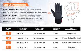 Anqier Winter Gloves Newest Windproof Warm Touchscreen Gloves Men Women For Cycling Running Outdoor Activities