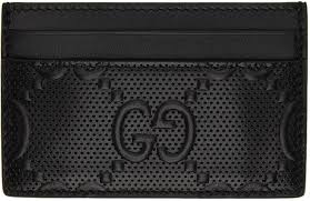 Gucci long thin card holder men's wallet black leather rare logo authentic. Gucci Men Card Shop The World S Largest Collection Of Fashion Shopstyle