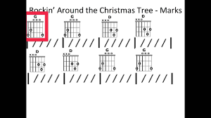 rockin around the christmas tree moving chord chart