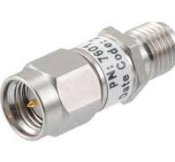 40dB RF fixed attenuator 2W, DC to 3GHz, SMA male to female, Stainless Steel