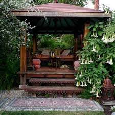 Jeffrey Bale S World Of Gardens The Sunken Garden Los Angeles Outdoor Meditation Garden Huts Japanese Tea House