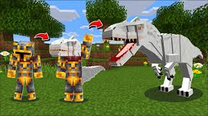 Aquí una pequeña review del mod: Minecraft Morphing As Indominus Rex From Jurassic World Dinosaur Mod Minecraft Mods Minecraft Videos