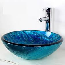 Bathroom basins serve as a focal point playing an essential role in determining the look of the area. A1 Simple And Stylish Various Bathroom Potted Tempered Glass Sink Blue Glass Washbasin Washroom Lo629333 Bathroom Sinks Aliexpress