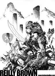 Berserker Drawing Art Prints And Posters By Reilly Brown Artflakes Com