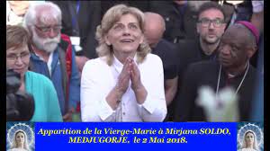 Une fois l'apparition terminée, elle souffre à nouveau. Apparition De La Vierge Marie A Medjugorje Le 2 Mai 2018 Youtube